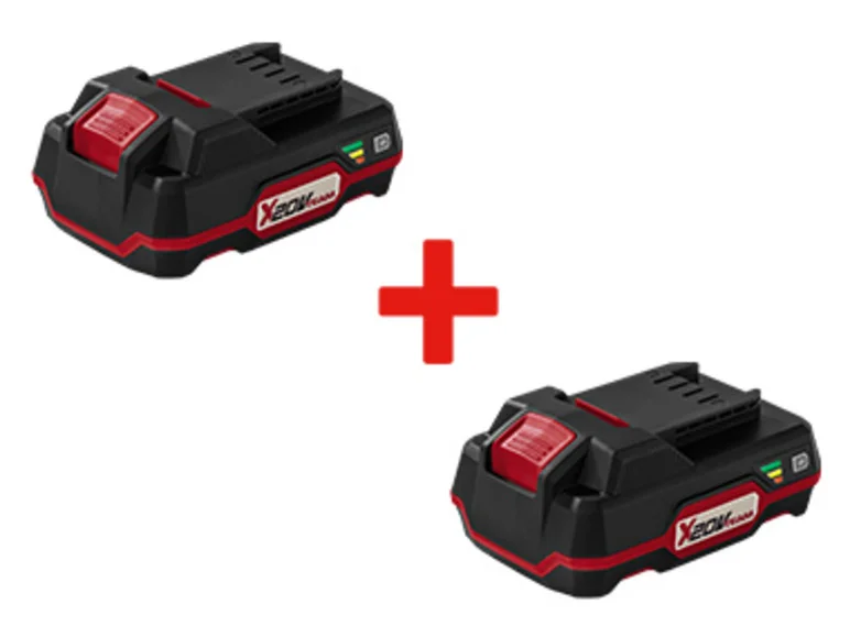 PARKSIDE® Lot de 2 Batteries PAP 20 B1. 2 Ah. 20 V