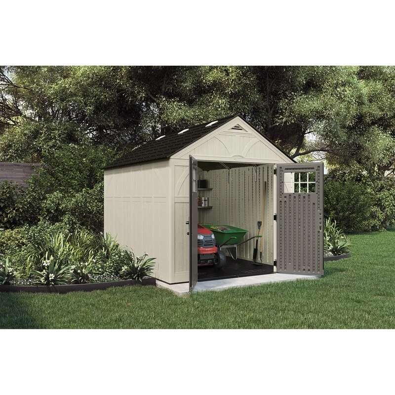 Outdoor Herb 8 ft. wide x 10 ft. deep plastic storage shed