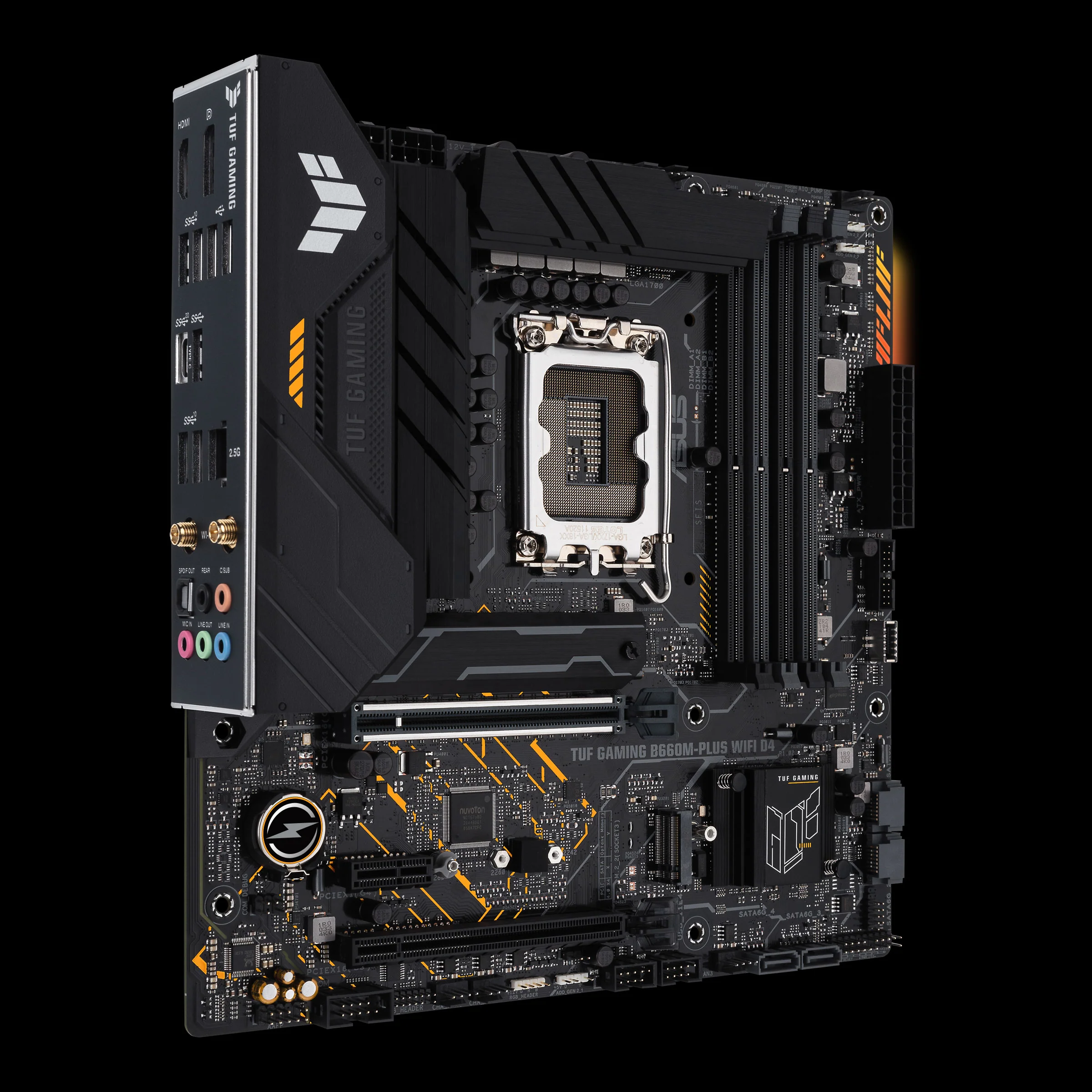 ASUS TUF GAMING B660M-PLUS WIFI D4 (mATX. B660. LGA 1700. DDR4)