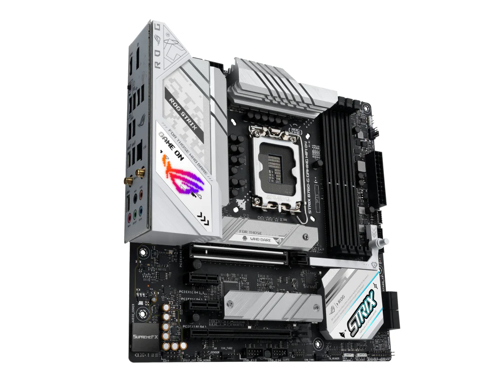 ASUS ROG STRIX B760-G GAMING WIFI D4 (mATX. B760. LGA 1700. DDR4) - Bundkort