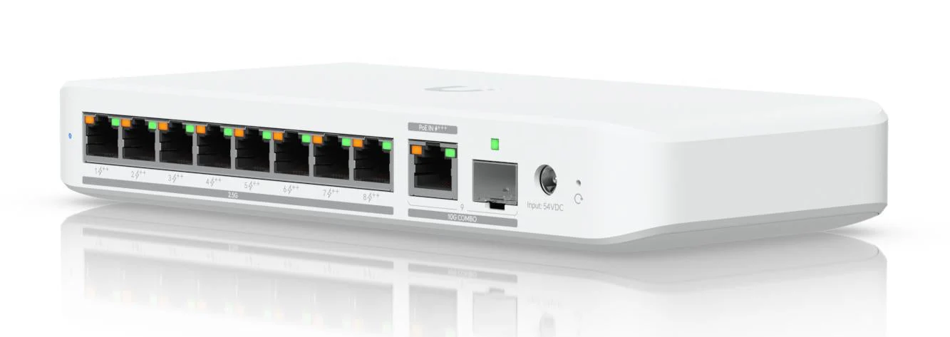 Ubiquiti USW-Flex-2.5G-8-PoE - Switch - Hvid