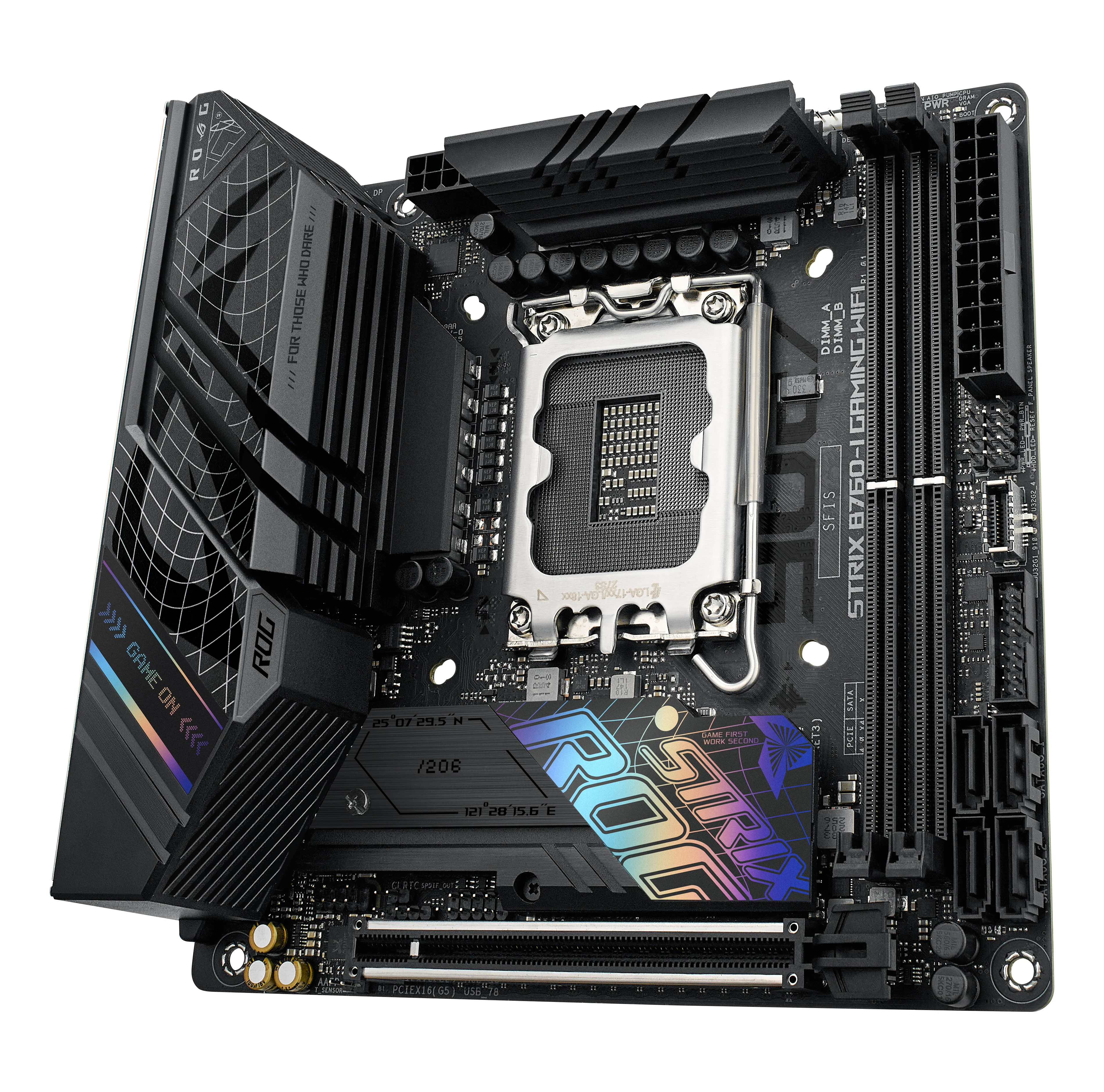 ASUS ROG STRIX B760-I GAMING WIFI (mITX. B760. LGA 1700. DDR5) - Bundkort