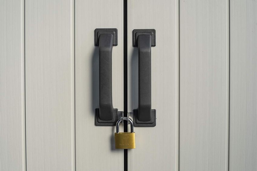 Keter Premier Tall 4.6 x 5.6 ft. Resin Outdoor Storage Shed