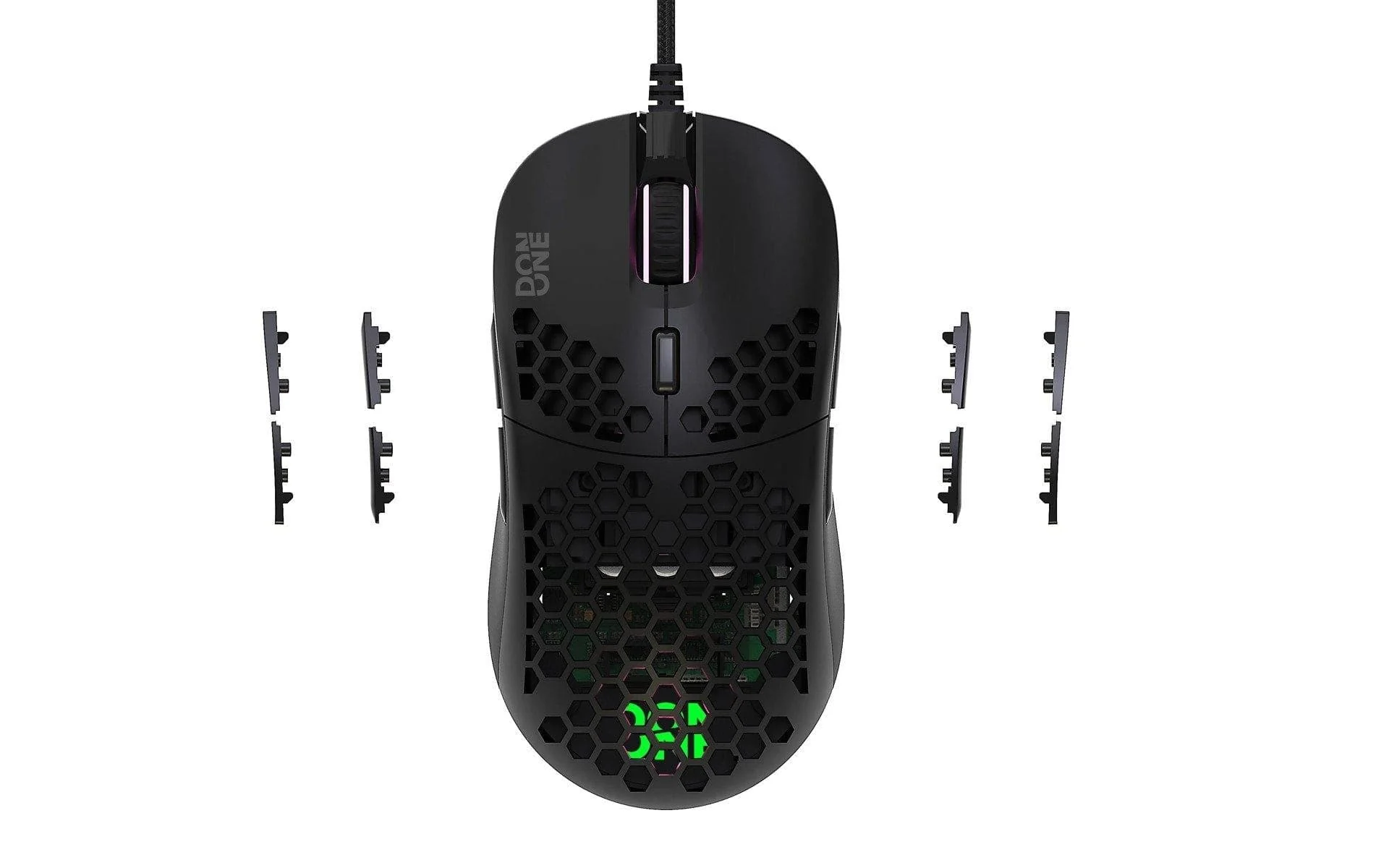 DON ONE – GM500 RGB leichte Gaming-Maus – SCHWARZ
