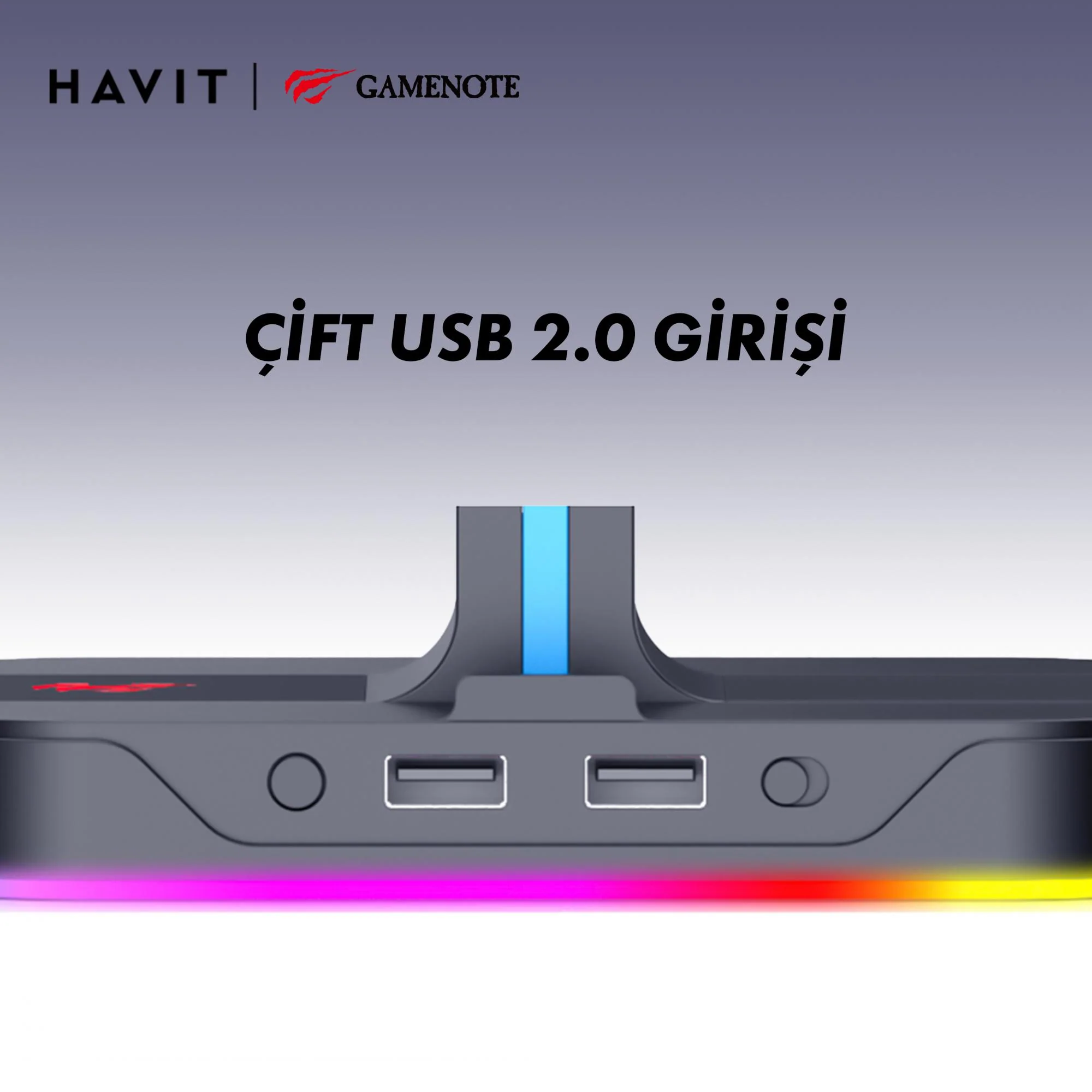 Headphone stand Havit TH650 RGB