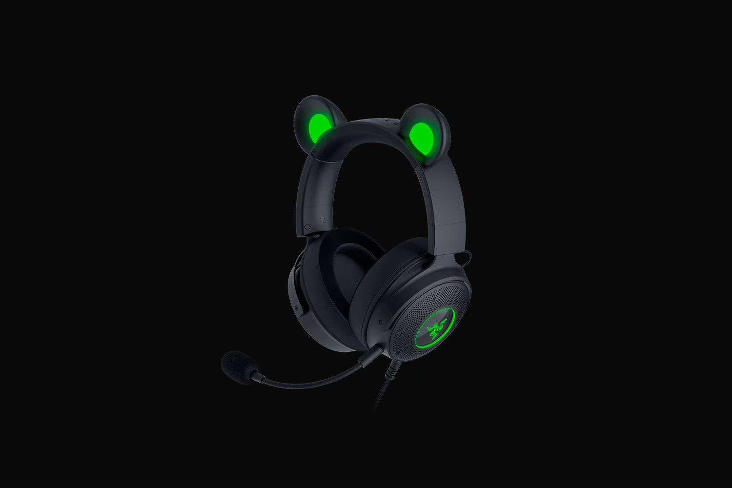 Razer Kraken Kitty V2 Pro – Gaming Headset med Udskiftelige RGB-Ører (Sort)