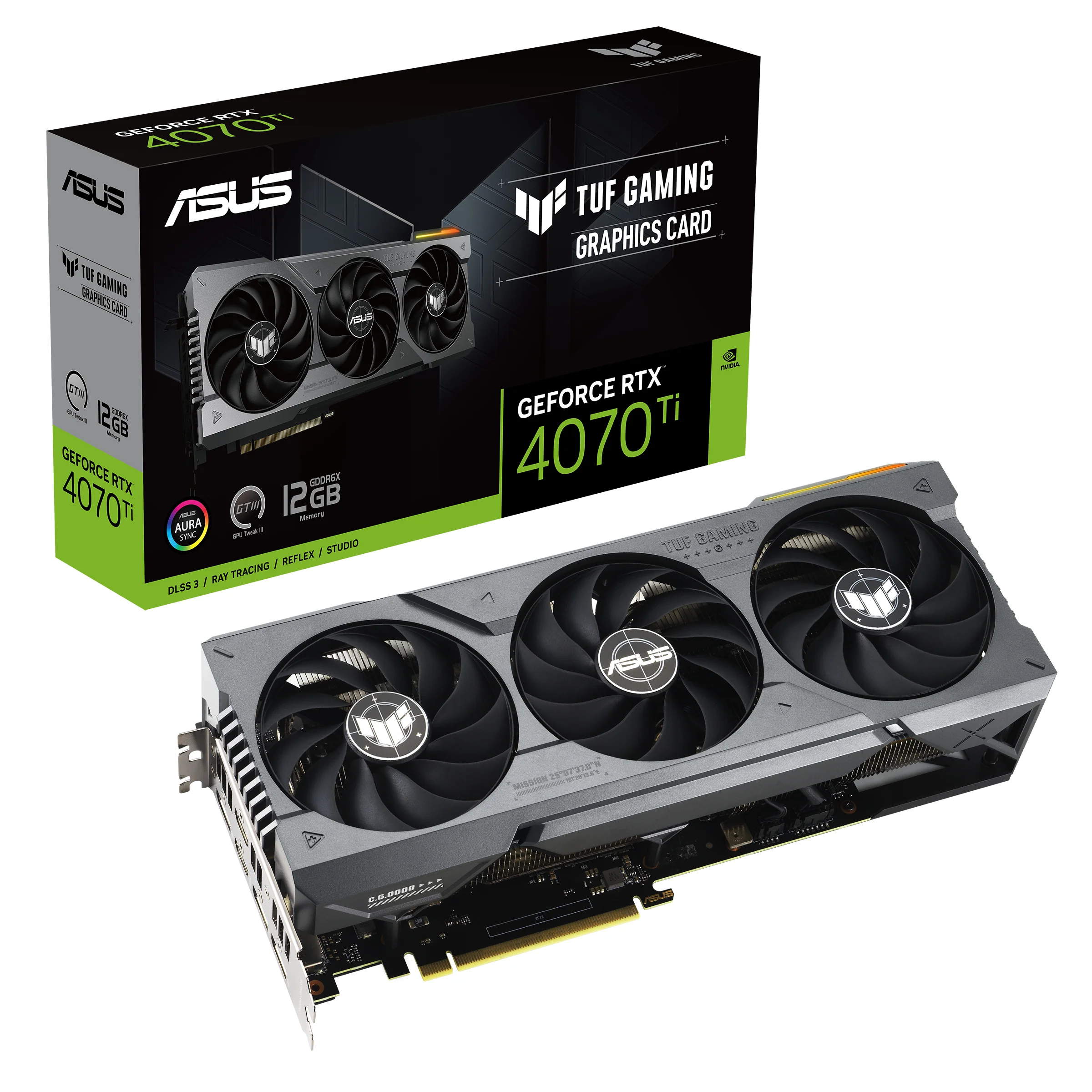 ASUS TUF Gaming GeForce RTX 4070 Ti 12 GB 12 GB