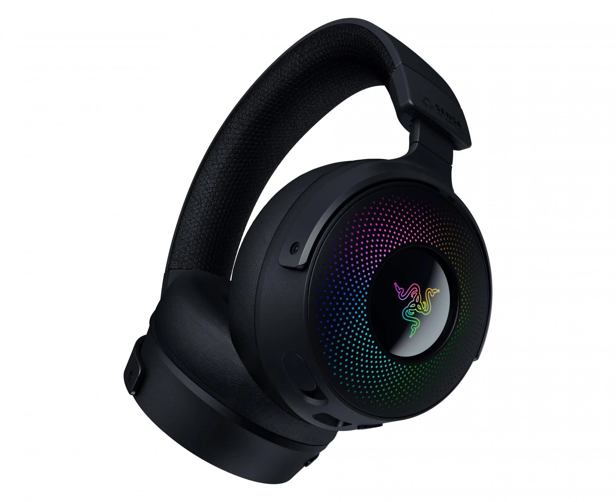 Razer – Kraken V4 Pro Black – Trådløst RGB Gaming Headset (Wireless & Kabel)