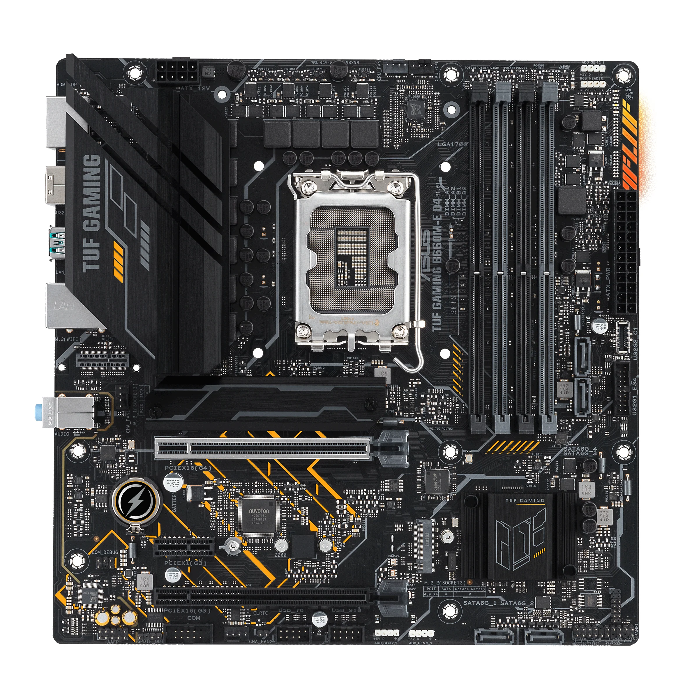 ASUS TUF GAMING B660M-E (mATX. B660. LGA 1700. DDR4)